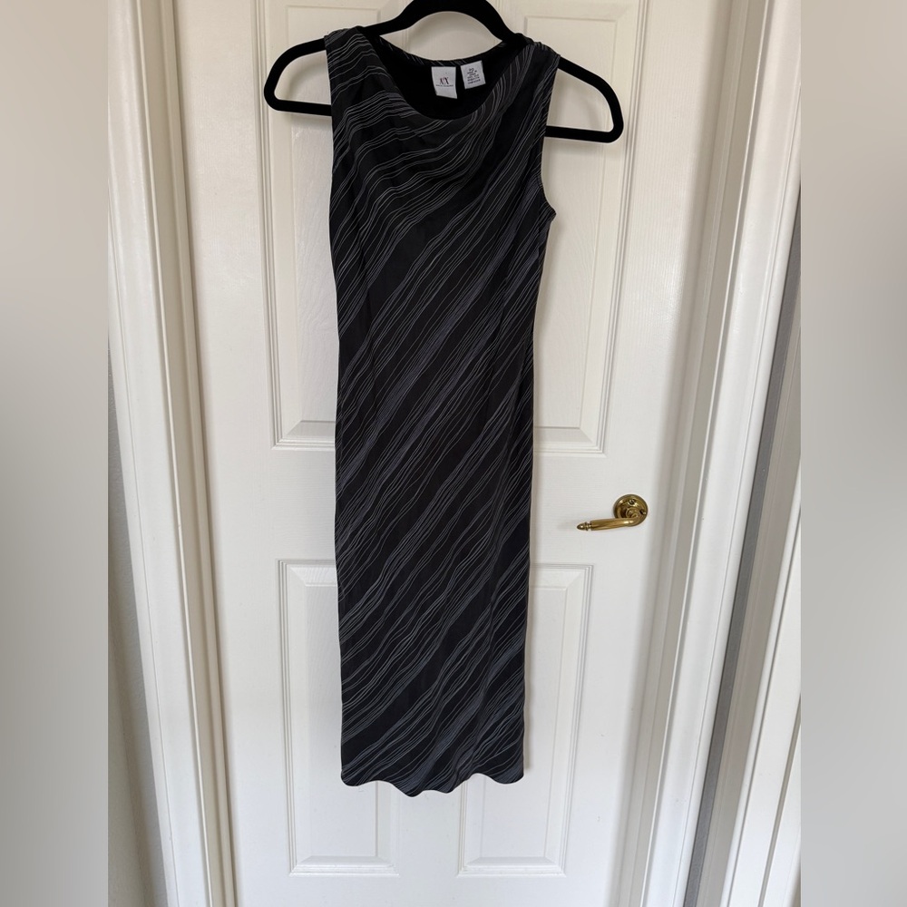 Armani Exchange vintage Carrie Bradshaw 90’s 100% silk dress